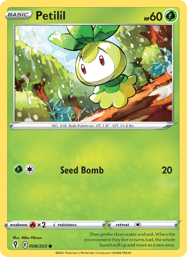 Petilil (009/203) Reverse Holo card image