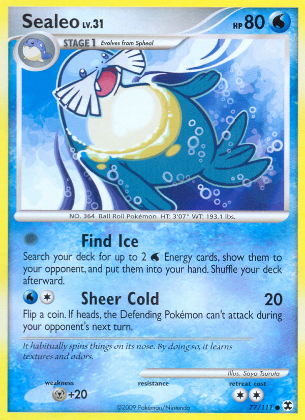 Sealeo (077/111) Reverse Holo card image