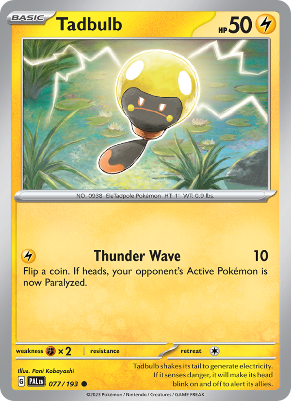Tadbulb (077/193) Reverse Holo card image