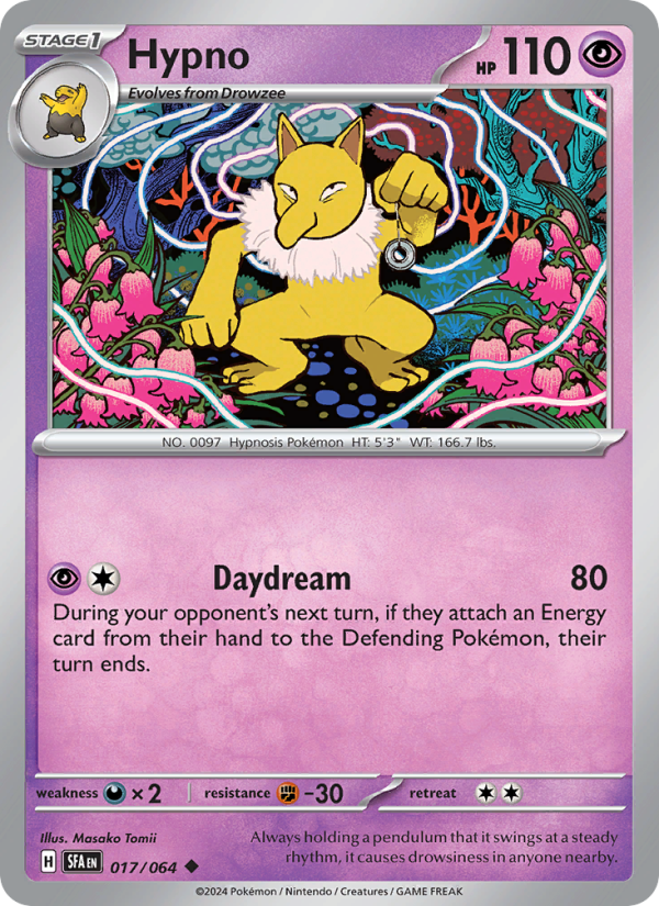 Hypno (017/64) Reverse Holo card image
