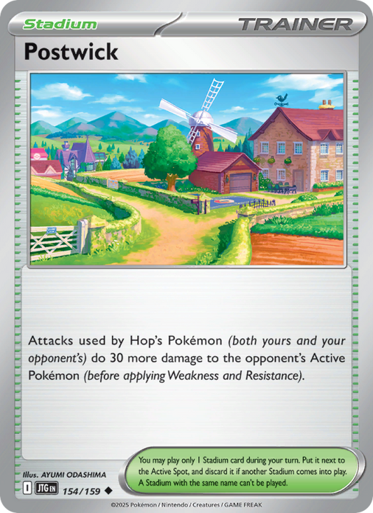 Postwick (154/159) Reverse Holo card image
