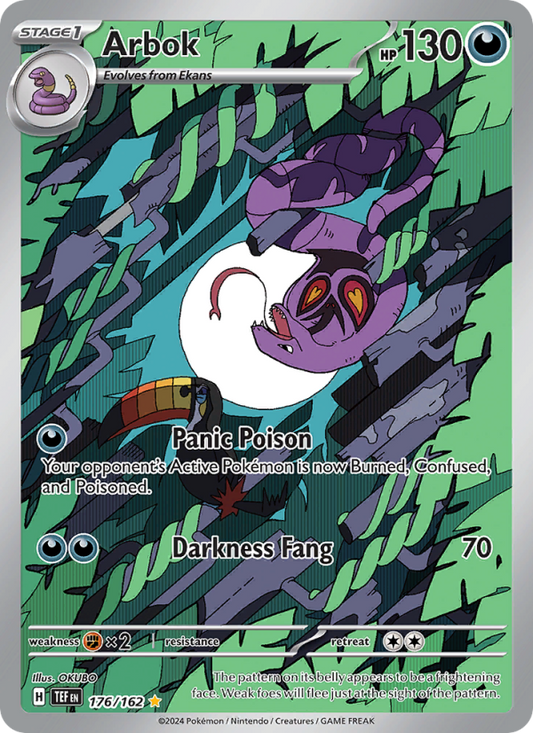 Arbok (176/162) Holographic card image
