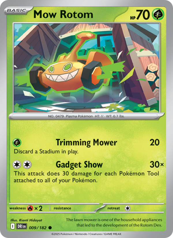 Mow Rotom (009/182) Reverse Holo card image
