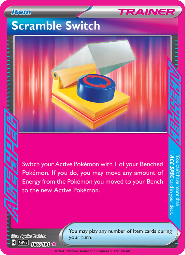 Scramble Switch (186/191) Holographic card image