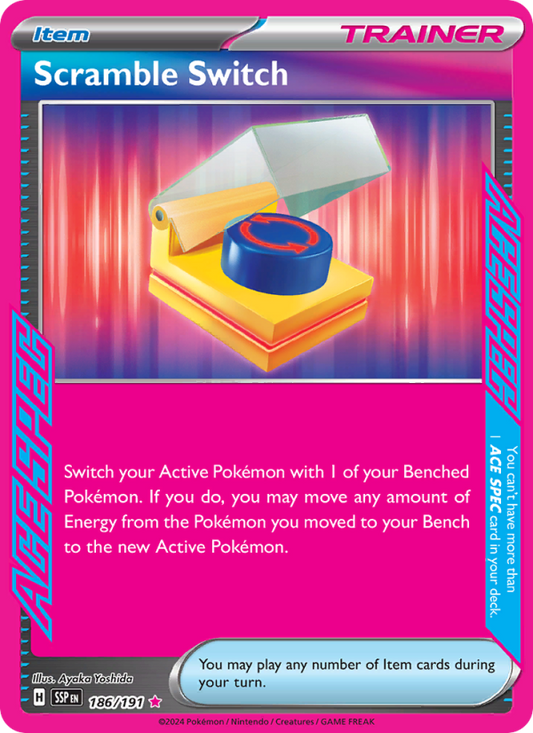 Scramble Switch (186/191) Holographic card image