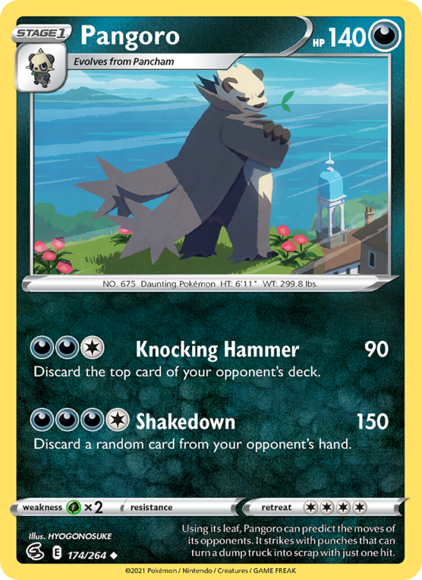 Pangoro (174/264) Reverse Holo card image