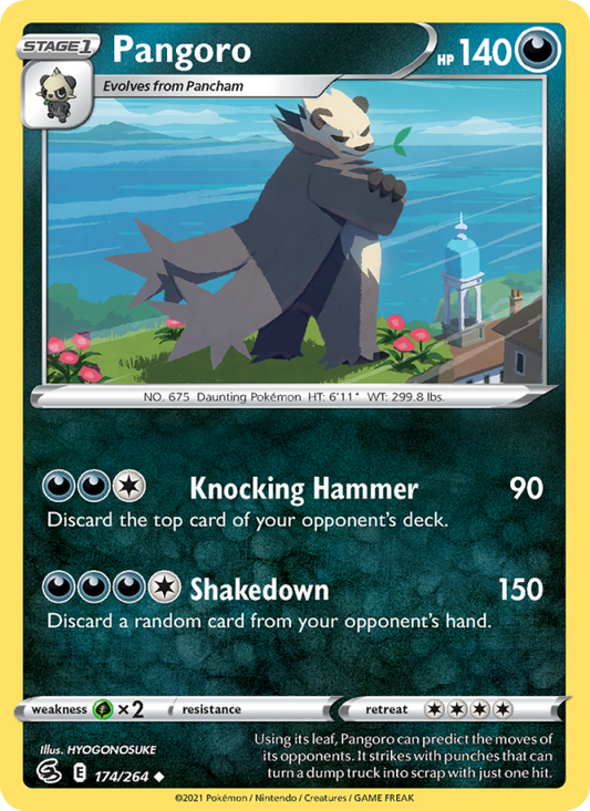 Pangoro (174/264) Reverse Holo card image