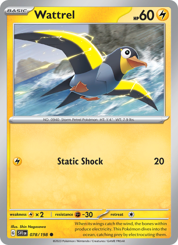 Wattrel (078/198) Reverse Holo card image
