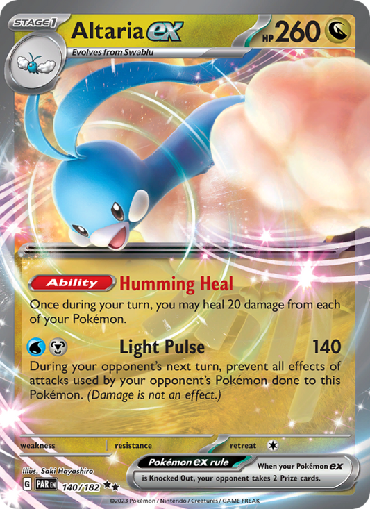 Altaria ex (140/182) Holographic card image