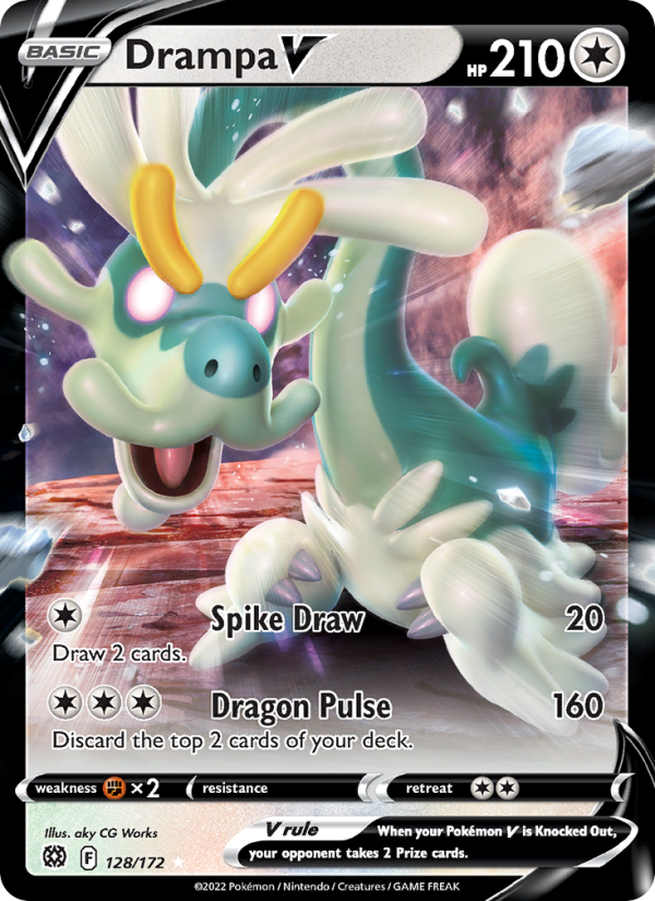 Drampa V (128/172) Holographic card image