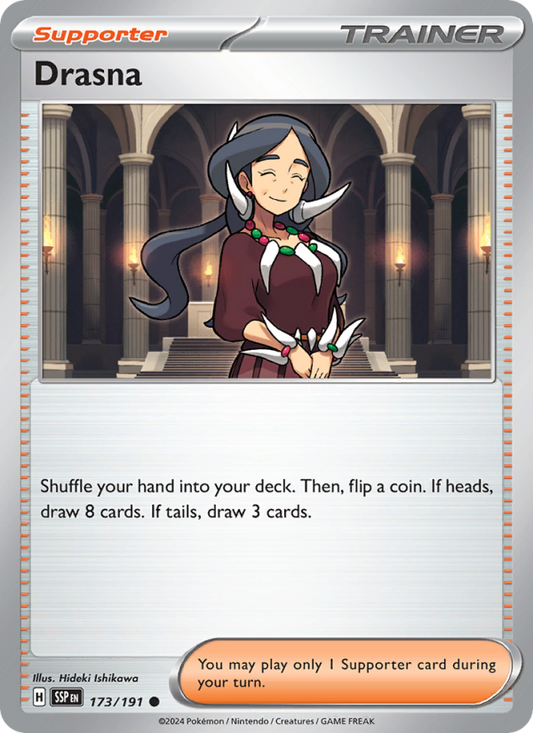 Drasna (173/191) Reverse Holo card image