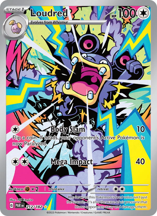 Loudred (212/182) Holographic card image