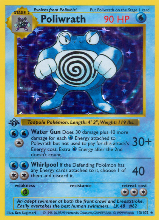 Poliwrath (013/102) Reverse Holo card image