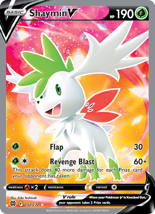 Shaymin V (152/172) Holographic card image