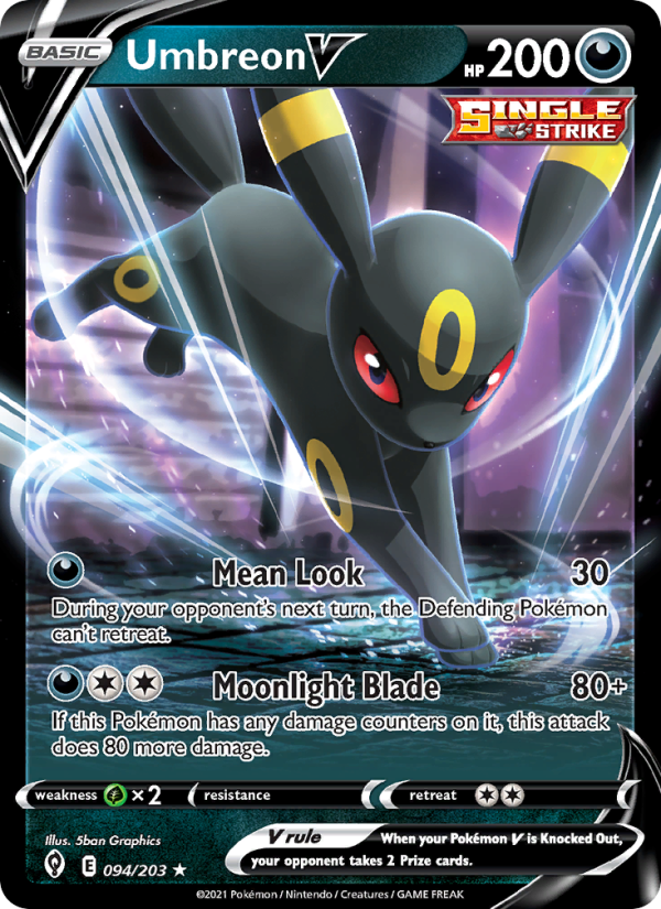 Umbreon V (094/203) Holographic card image