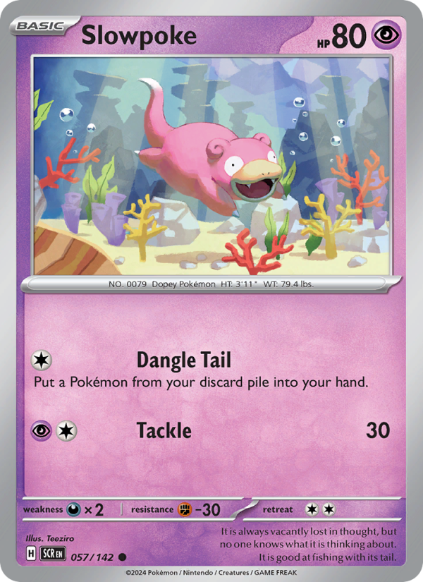 Slowpoke (057/142) Reverse Holo card image