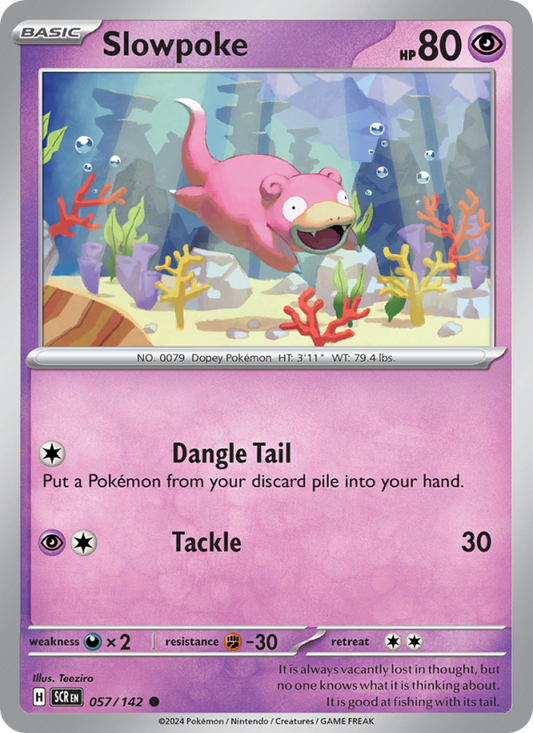 Slowpoke (057/142) Reverse Holo card image