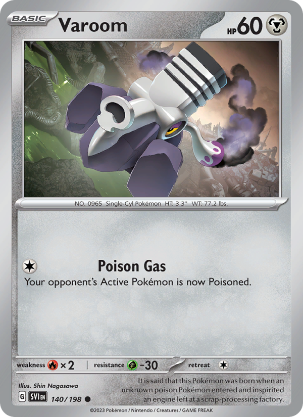 Varoom (140/198) Reverse Holo card image
