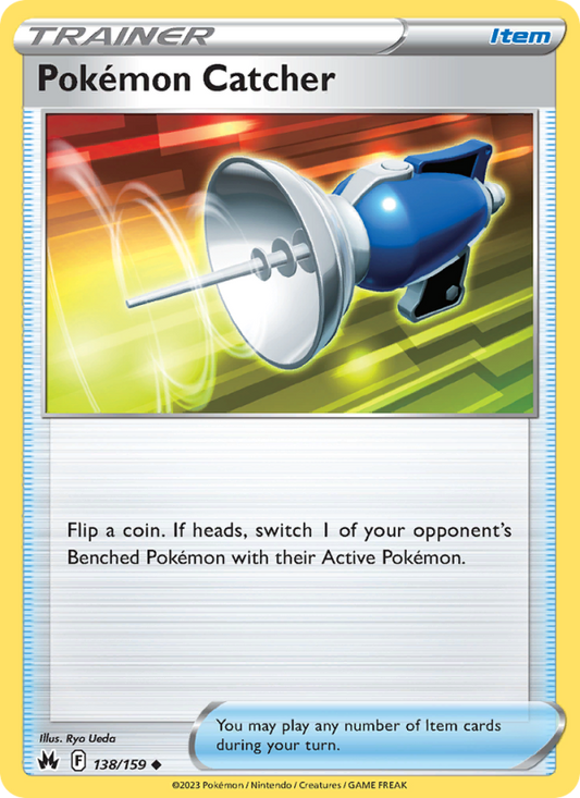 Pokémon Catcher (138/159) Reverse Holo card image