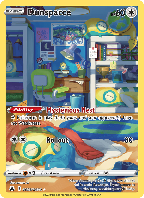 Dunsparce (GG23/159) Holographic card image