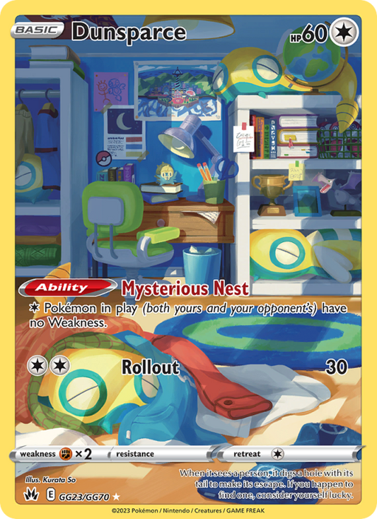 Dunsparce (GG23/159) Holographic card image