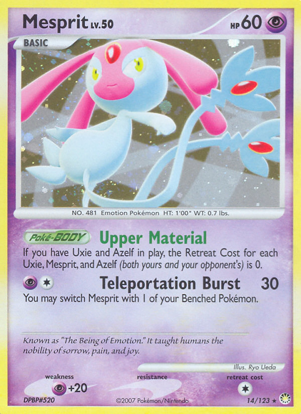 Mesprit (014/122) Reverse Holo card image
