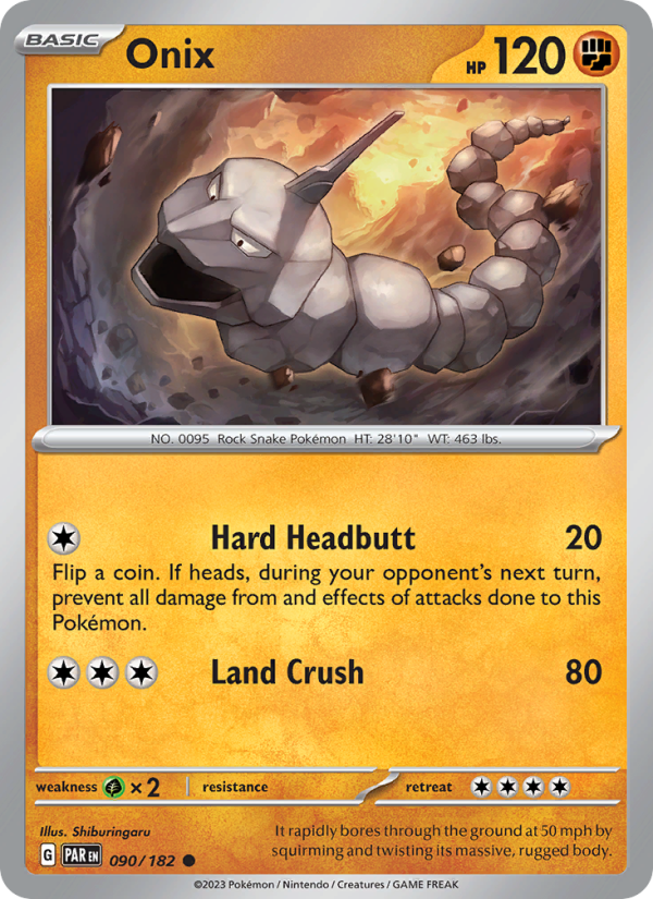 Onix (090/182) Reverse Holo card image