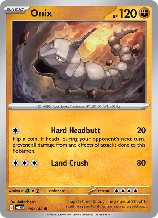 Onix (090/182) Reverse Holo card image