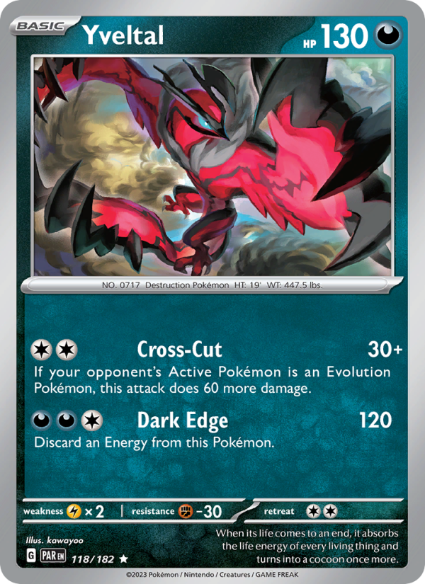 Yveltal (118/182) Holographic card image