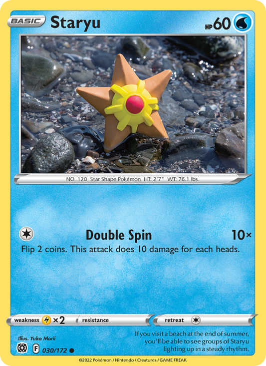 Staryu (030/172) Reverse Holo card image