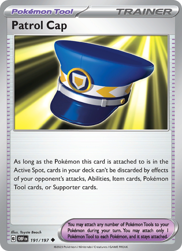 Patrol Cap (191/197) Reverse Holo card image