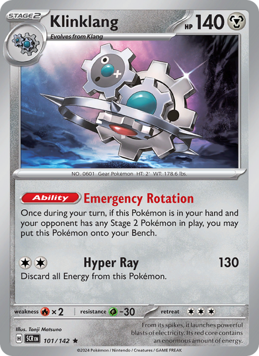 Klinklang (101/142) Reverse Holo card image