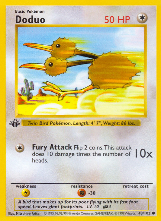 Doduo (048/102) Reverse Holo card image