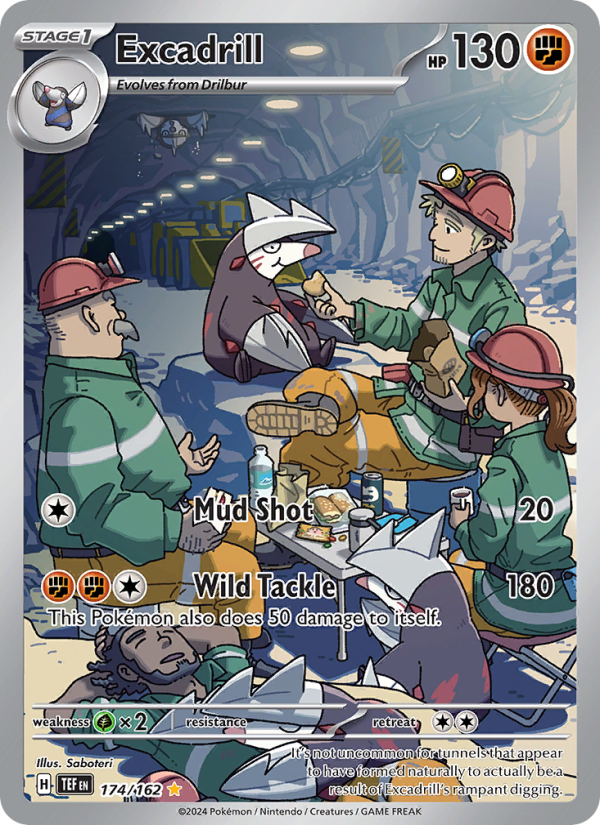Excadrill (174/162) Holographic card image