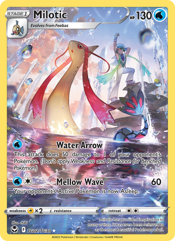 Milotic (TG02/195) Holographic card image