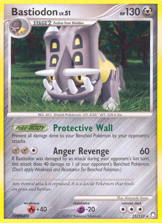 Bastiodon (021/122) Reverse Holo card image