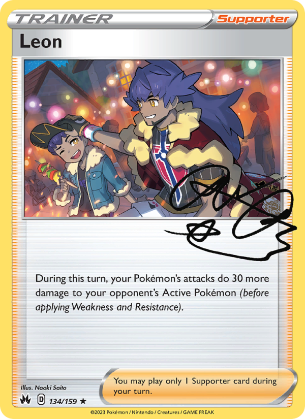 Leon (134/159) Reverse Holo card image