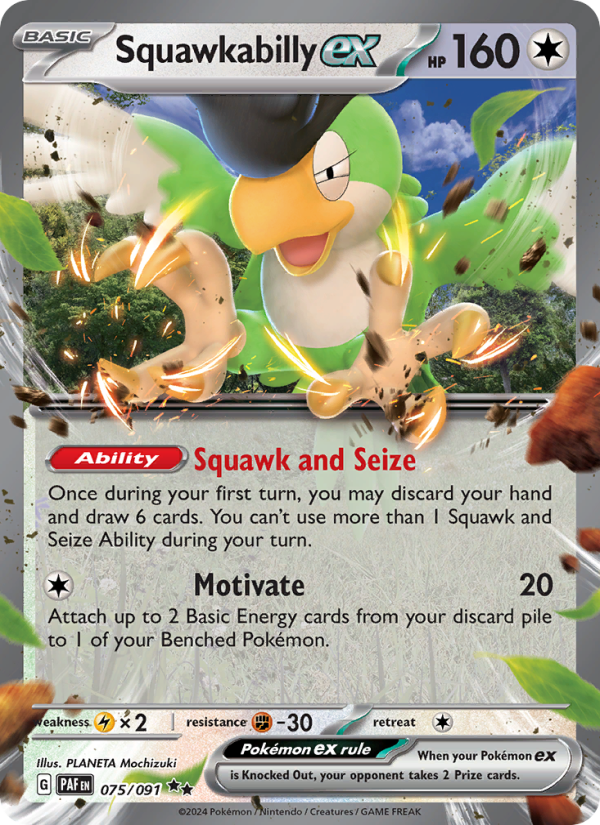 Squawkabilly ex (075/91) Holographic card image