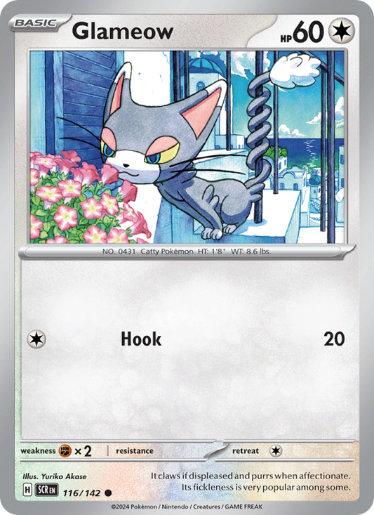 Glameow (116/142) Reverse Holo card image