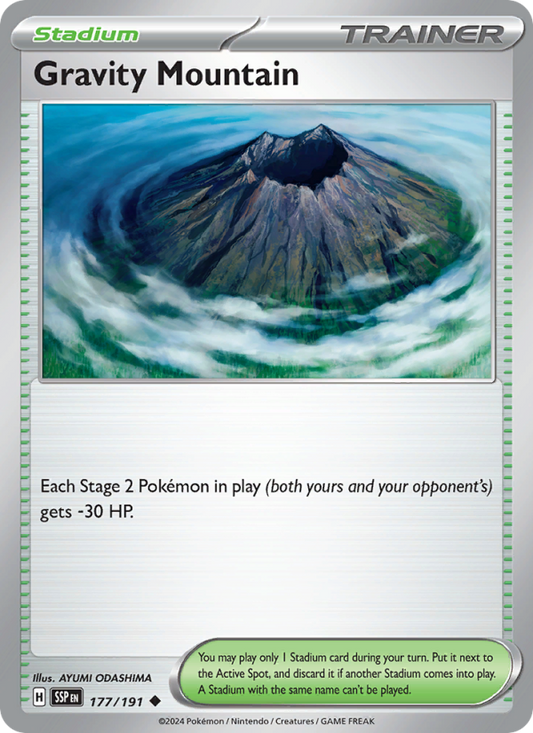 Gravity Mountain (177/191) Reverse Holo card image