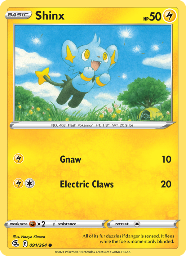 Shinx (091/264) Reverse Holo card image