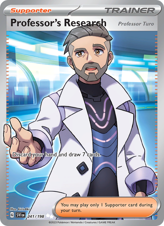Professor's Research (241/198) Holographic card image