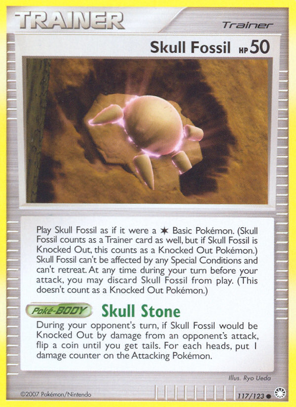 Skull Fossil (117/122) Reverse Holo card image