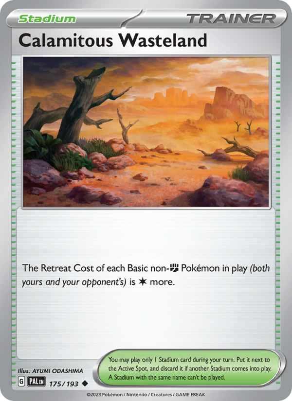 Calamitous Wasteland (175/193) Reverse Holo card image