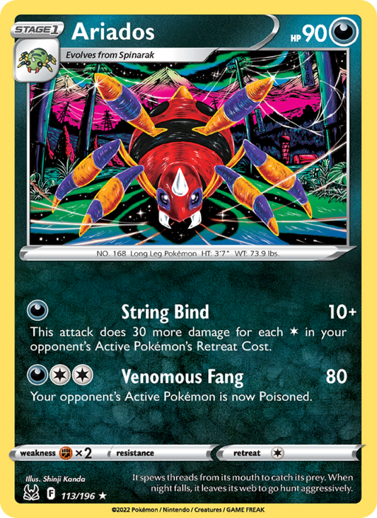 Ariados (113/196) Reverse Holo card image