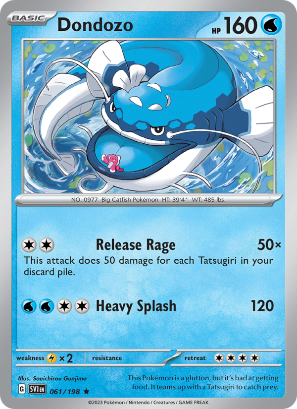 Dondozo (061/198) Holographic card image