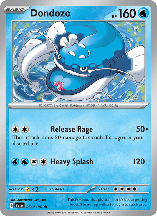 Dondozo (061/198) Holographic card image