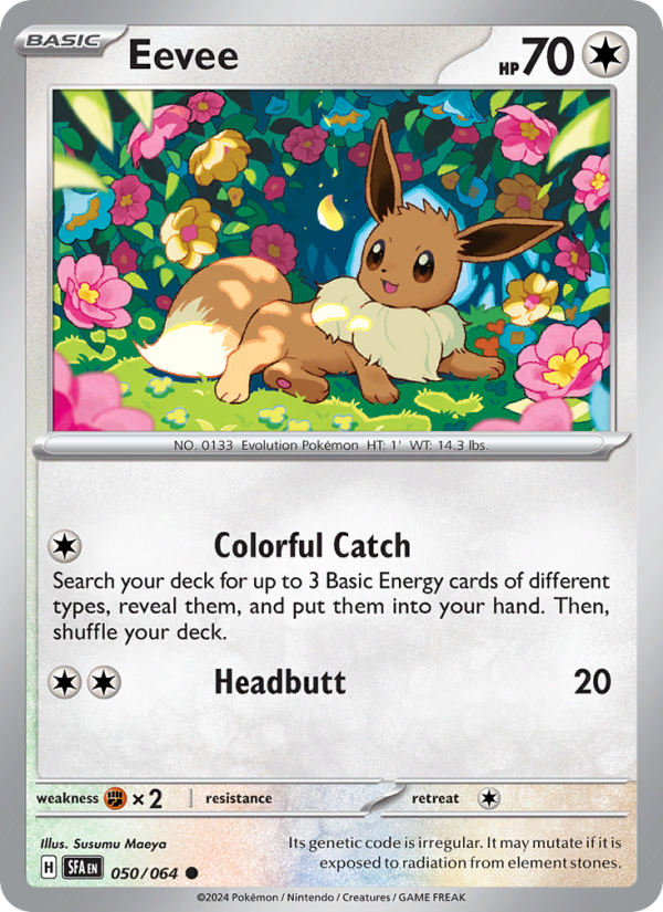 Eevee (050/64) Reverse Holo card image