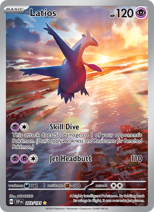 Latios (203/191) Holographic card image