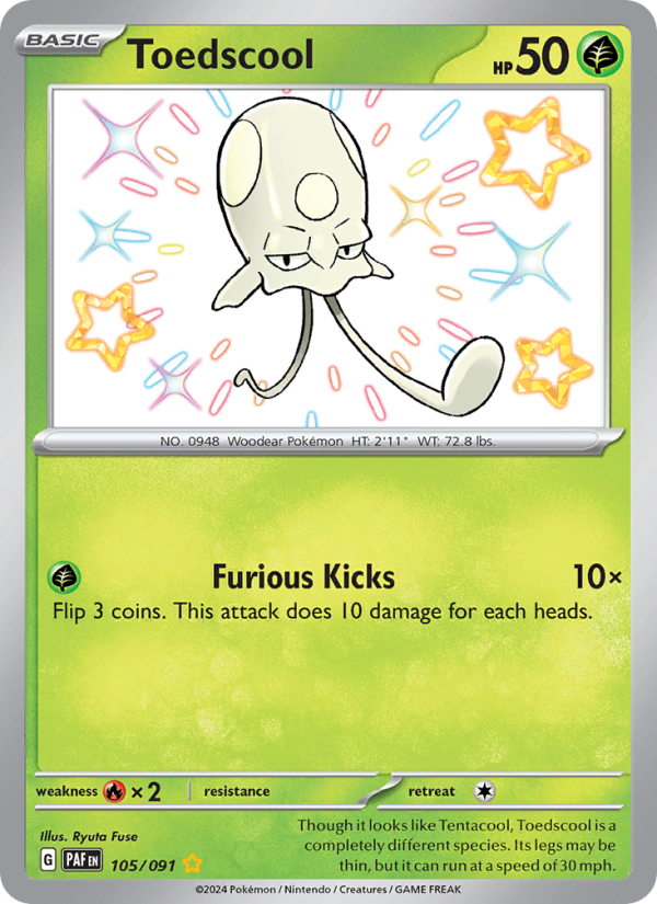 Toedscool (105/91) Holographic card image